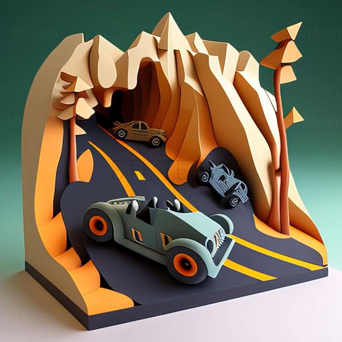 3D model Hill Climb Racing game (STL)